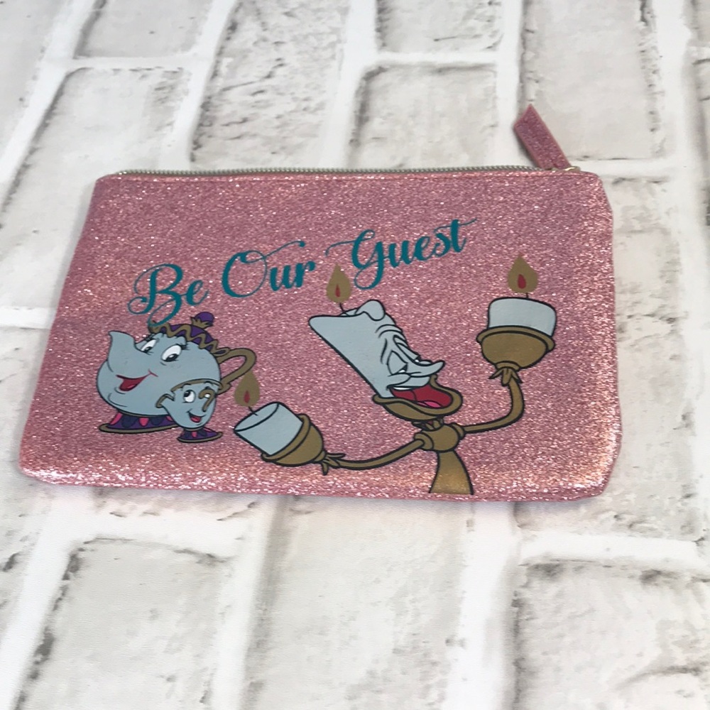 Disney x Danielle Nicole Beauty and the Beast Be Our Guest pouch